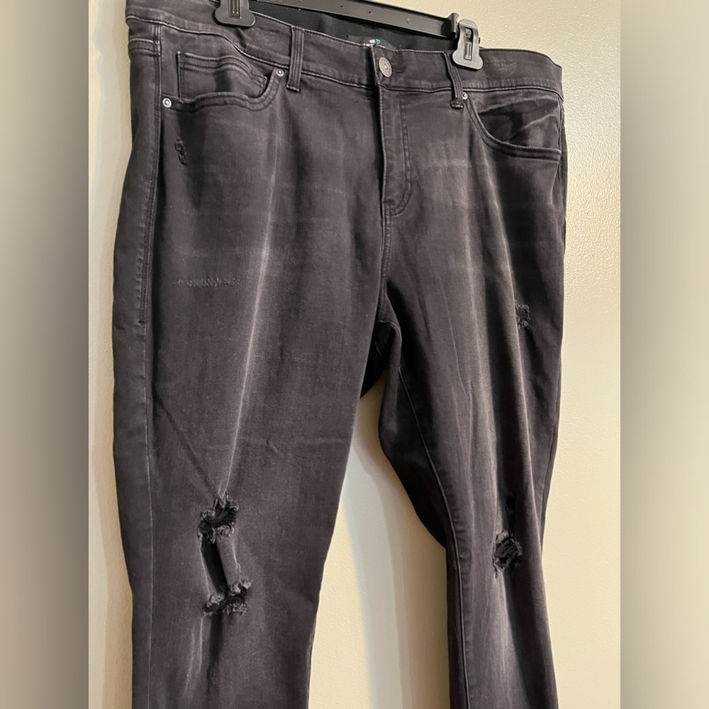 Lularoe Womens Simply Comfortable Distressed Stretchy Comfort Waist Jeans Sz 36 - Picture 6 of 14